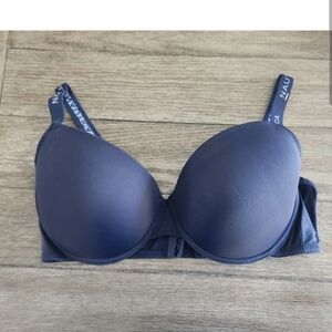 Nautica Navy Blue Underwire Padded Bra Adjustable Womens Size 40DD New